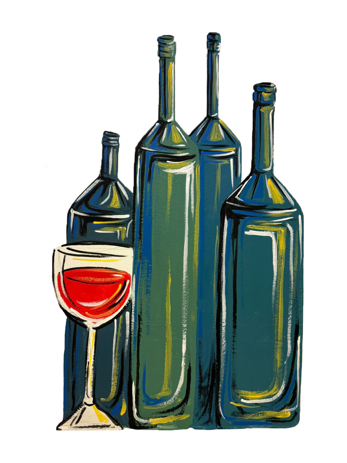 Botellas decorativas